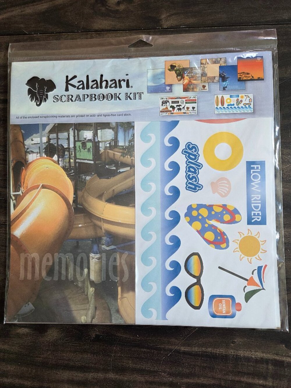 Vintage Kalahari Resort Scrapbook Kit